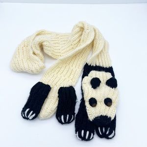Knit Panda Scarf from Andes Gifts
